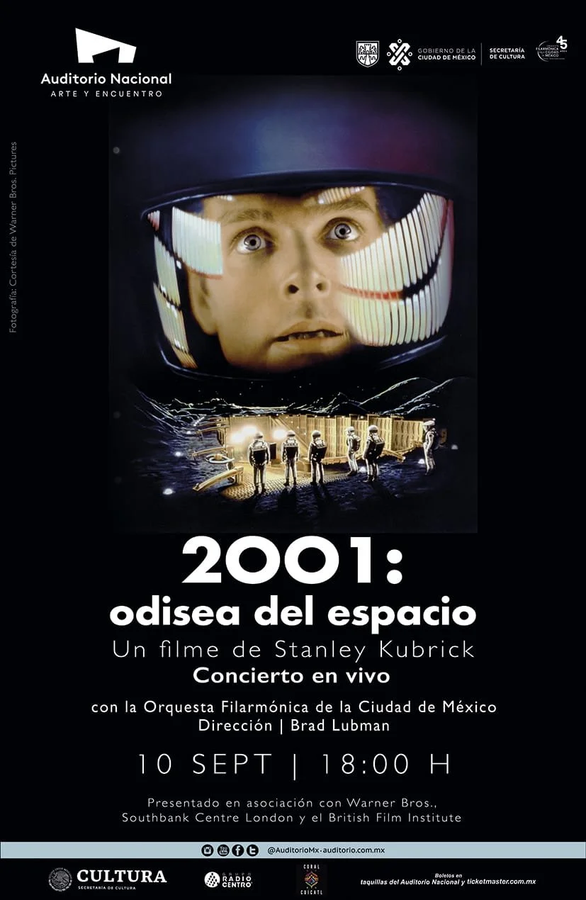 Poster of 2001: A Space Odyssey, live at the Auditorio Nacional